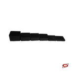 Carica l'immagine nel visualizzatore Galleria, Set da 4pz | Marketplace | Amazon ed eBay | SERIE B | Tamponi appoggio UNIVERSALI in GOMMA PIENA | FIANCHI ONDULATI | Per ponti sollevatori a forbice