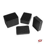 Carica l'immagine nel visualizzatore Galleria, Set da 4pz | Marketplace | Amazon ed eBay | SERIE B | Tamponi appoggio UNIVERSALI in GOMMA PIENA | FIANCHI ONDULATI | Per ponti sollevatori a forbice