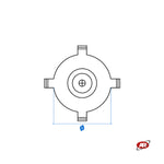 Carica l'immagine nel visualizzatore Galleria, Connettori e adattatori | METALLO | Per veicoli ELETTRICI E IBRIDI | Ponti sollevatori a 2 colonna e cric idraulici | BT3-M