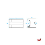 Carica l'immagine nel visualizzatore Galleria, Tamponi in GOMMA PIENA per COLONNETTE | CAVALLETTI di supporto | CARRELLO DI MANUTENZIONE | PAD di sostegno per veicoli | strumento di sollevamento | Antiscivolo | J90X53V