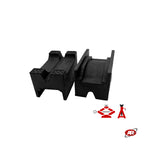 Carica l'immagine nel visualizzatore Galleria, Tamponi in GOMMA PIENA per COLONNETTE | CAVALLETTI di supporto | CARRELLO DI MANUTENZIONE | PAD di sostegno per veicoli | strumento di sollevamento | Antiscivolo | J90X53V