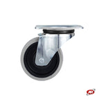 Carica l'immagine nel visualizzatore Galleria, Ruote in gomma elastica | SUPPORTO | PIASTRA | GRIGIA | Scorrimento gabbia a rullini