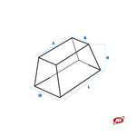 Carica l'immagine nel visualizzatore Galleria, Tampone appoggio in GOMMA PIENA per ponti sollevatori a forbice | PER VEICOLI ELETTRICI E IBRIDI | Punto di sollevamento RETTANGOLARE | TR120E