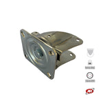 Load image into Gallery viewer, Heavy duty castors | Industrial-grade SWIVEL plate | 3.5/4 mm thick galvanized steel | For wheels up to Ø 250 mm | Swivel castor | Load capacity up to 800 kg