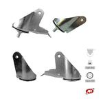 Load image into Gallery viewer, LIGHT duty castors with ROTARY and ROTARY BRAKE | Galvanized steel | For industrial wheels up to Ø 125 | Load capacity up to 180 kg