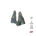 Charger l'image dans la visionneuse de galerie, Roulettes robustes à plaque | Fixes | Pivotantes | Pivotantes avec frein | Type industriel | Acier galvanisé | Pour roues Ø 260 (3,00-4) | Charge admissible jusqu'à 500 kg