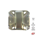 Load image into Gallery viewer, Heavy duty castors | Industrial-grade FIXED plate | 3/4 mm thick galvanized steel | For wheels up to Ø 250 fixed support | Load capacity up to 800 kg