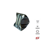 Load image into Gallery viewer, STANDARD/MEDIUM supports | Industrial-type FIXED plate | 2/3 mm thick galvanized steel | Load capacity up to 350 kg | For wheels up to Ø 200 fixed support