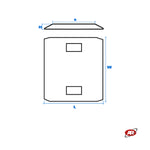 Carica l'immagine nel visualizzatore Galleria, Rampe in gomma per sollevatori | PER SOLLEVATORI A DUE COLONNE | Per auto ribassate | GARAGE | OFFICINA | RAMPA40-500