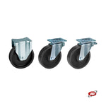 Carica l'immagine nel visualizzatore Galleria, Ruote MONOLITICA in GHISA | CARICHI ELEVATI | SUPPORTO | PIASTRA