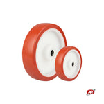 Carica l'immagine nel visualizzatore Galleria, Ruote con nucleo in POLIAMMIDE e rivestimento in POLIURETANO | Diametro da 80 a 200 mm | Gabbia a rullini