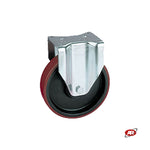 Carica l'immagine nel visualizzatore Galleria, Ruote in GHISA e rivestimento in POLIURETANO | CARICHI ELEVATI | SUPPORTO | PIASTRA