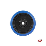 Carica l'immagine nel visualizzatore Galleria, Ruote in gomma elastica | BLU O GRIGIO | Diametro da 80 a 250 mm | Scorrimento gabbia a rullini