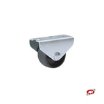 Carica l'immagine nel visualizzatore Galleria, Ruota in materiale plastico nero | SUPPORTO | PIASTRA fissa