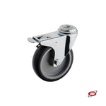 Carica l'immagine nel visualizzatore Galleria, Ruote in gomma termoplastica (TPR) | GRIGIA | Diametro da 75 a 125 mm | SUPPORTO | ROTANTE