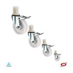 Load image into Gallery viewer, Monolithic wheels for scaffolding in polyamide | NY3E | Diameter from 100 to 200 | ROTARY with expander