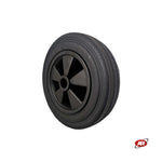 Carica l'immagine nel visualizzatore Galleria, Ruote con nucleo in polipropilene | ANELLO IN GOMMA RICICLATA | Diametro da 125 a 200 mm | Foro a boccola o Gabbia a rullini