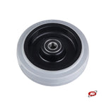 Carica l'immagine nel visualizzatore Galleria, Ruote in gomma elastica | BLU O GRIGIO | Diametro da 100 a 250 mm | Scorrimento cuscinetti a sfera