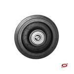 Carica l'immagine nel visualizzatore Galleria, Ruote in gomma elastica | NERA | NUCLEO IN GHISA | Diametro 160 o 200 mm | Cuscinetti a sfera