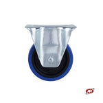 Carica l'immagine nel visualizzatore Galleria, Ruote in gomma elastica | SUPPORTO | PIASTRA | BLU | Scorrimento gabbia a rullini