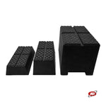 Carica l'immagine nel visualizzatore Galleria, Tamponi appoggio in GOMMA PIENA per ponti sollevatori a forbice | SERIE TR | Altezza da 40 a 140 mm