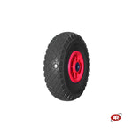 Carica l'immagine nel visualizzatore Galleria, Ruota antiforatura PER CARRELLI in nucleo in PLASTICA | Marketplace | Amazon ed eBay | 10“x3.00-4 | 260x73 | Foro a gabbia di rullini | SET da 2 pz