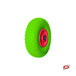 Carica l'immagine nel visualizzatore Galleria, Ruota antiforatura PER CARRELLI in nucleo in PLASTICA | Marketplace | Amazon ed eBay | 10“x3.00-4 | 260x73 | Foro a gabbia di rullini | SET da 2 pz