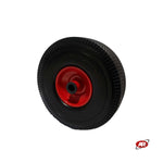 Carica l'immagine nel visualizzatore Galleria, Ruota antiforatura PER CARRELLI in nucleo in LAMIERA | FFP1503RE | 10“x4.10/3.50-4 | 260x85 | Battistrada E | Foro a rullini di Ø 20 mm