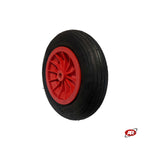 Charger l'image dans la visionneuse de galerie, Roue pneumatique pour brouettes et chariots nautiques | Noyau en plastique | Bande de roulement en A | 14" x 3,50-8 | 360 x 85 | Bague ou cage à rouleaux de 25 mm