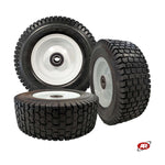 Carica l'immagine nel visualizzatore Galleria, Ruota antiforatura per il garden in nucleo in LAMIERA | Battistrada GR | 13“x5.00-6 | 330 x 110 | Foro 25 mm | FFP1283-2B