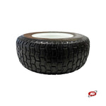 Carica l'immagine nel visualizzatore Galleria, Ruota antiforatura per il garden in nucleo in LAMIERA | Battistrada GR | 16“x6.50-8 | 405 x 125 | Foro 25 mm | FFP1310-2B