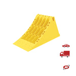 Carica l'immagine nel visualizzatore Galleria, CALZATOIA in POLIPROPILENE | Fermaruota | Ausili bloccaruote | VEICOLI | Stazionamento | MEDIO o GRANDE