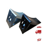 Carica l'immagine nel visualizzatore Galleria, CALZATOIA in metallo MEDIA | Fermaruota | Ausili bloccaruote | VEICOLI | Stazionamento | Acciaio NERO o BIANCO