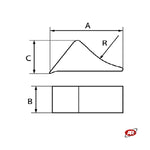 Load image into Gallery viewer, Wheel Chocks | RUBBER CHOCKS with REFLECTORS and Handle | SET of 4 pcs | Marketplace | Amazon and eBay | Anti-roll Support | VEHICLES | Parking Pads | WC-1x4