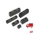 Carica l'immagine nel visualizzatore Galleria, Tamponi in gomma paracolpi RETTANGOLARI | Protezione per CAMION | RIMORCHI | FURGONI | Altezza da 48 a 100 mm | Profili antiurto