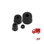 Carica l'immagine nel visualizzatore Galleria, Tamponi in gomma TONDI | PARACOLPI industriali per CAMION | RIMORCHI | FURGONI | Profili antiurto di protezione | Altezza da 13 a 80 mm