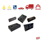 Load image into Gallery viewer, BUMPERS AND BUFFERS | For loading and unloading areas | INDUSTRIAL rubber bumper pads | Bay and vehicle protection | DH