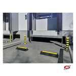 Load image into Gallery viewer, Rubber wheel stops | HEAVY VEHICLES | DELIMITERS | Vehicle blocking | Rest areas | GARAGES | PARKING | DH-PB-15TS