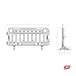 Carica l'immagine nel visualizzatore Galleria, Transenne in plastica | Sicurezza in cantieri temporanei | DELIMITARE | Controllo del traffico | EVENTI | DH-PFB
