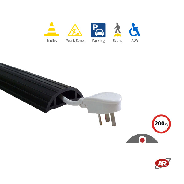 Plateformes de gestion des câbles | 1 CHAÎNES | ALLÉES | Protection des câbles | Manifestations | Événements | Chantiers routiers | Capacité 200 kg | DH-CPC-2