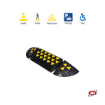 Carica l'immagine nel visualizzatore Galleria, Rampe in gomma per DISLIVELLI con RINFRANGENTI | PEDONI e VEICOLI | Ambiente domestico, condomini, urbano, marciapiedi | ANTISCIVOLO | DH-UP