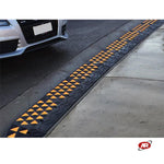 Carica l'immagine nel visualizzatore Galleria, Rampe in gomma per DISLIVELLI con RINFRANGENTI | PEDONI e VEICOLI | Ambiente domestico, condomini, urbano, marciapiedi | ANTISCIVOLO | DH-UP