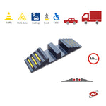 Carica l'immagine nel visualizzatore Galleria, Rampe passacavi | 2 CANALINE | CARRABILI | Protezione cavi | Manifestazioni | Eventi | Cantieri stradali | 20 o 40 Ton | DH-CPO