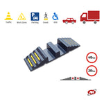 Carica l'immagine nel visualizzatore Galleria, Rampe passacavi | 2 CANALINE | CARRABILI | Protezione cavi | Manifestazioni | Eventi | Cantieri stradali | 20 o 40 Ton | DH-CPO