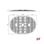 Load image into Gallery viewer, Road speed bumps | RH EUROPA model | Central or terminal | Speed bumps | Speed bumps | RH-1100-CE or RH-T1100-CE | Maximum speed 30 km/h