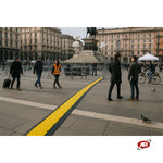 Carica l'immagine nel visualizzatore Galleria, MODULO curva DESTRA o SINISTRA | Pedana passacavi | 2 CANALINE | Protezione cavi | Eventi | Cantieri stradali | Capacità 12 Ton | DH-CP-S2