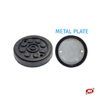 Carica l'immagine nel visualizzatore Galleria, Tamponi TONDI con piastra METALLICA | Per ponti sollevatori a due colonne | MAHA | Tamponi a cuffia | CUF120/113M-2F