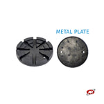 Load image into Gallery viewer, ROUND Pads with METAL Plate | Marketplace | Amazon and eBay | For Two-Post Lifts | NUSSBAUM | AMI | Cap Pads | CUF125/120M2Fx4 | SET of 4 pcs