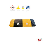 Carica l'immagine nel visualizzatore Galleria, Rallentatori stradali | Modello DH-SP | Centrali o terminali | Dossi artificiali | Dissuasori di velocità | Giallo o nero | Velocità massima 30 km/h