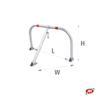 Carica l'immagine nel visualizzatore Galleria, Dissuasore di parcheggio per autovettura | BARRIERE metallica ANTISOSTA | Blocca ingressi e passaggi | Parcheggi PRIVATI | PM-M